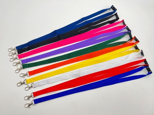 Plain lanyard neck strap metal - plain,