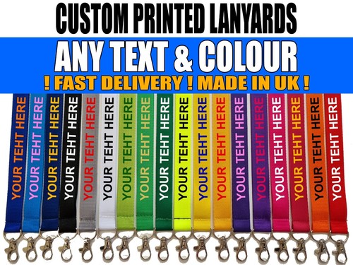 Personalised lanyards printed - personalised,