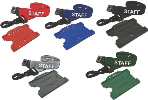 Staff neck strap lanyard with - neck,
