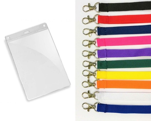 Plain lanyard metal neck - metal, strap