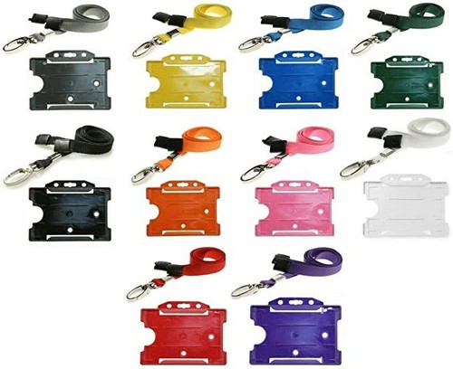 Neck strap lanyard with - lanyard, metal