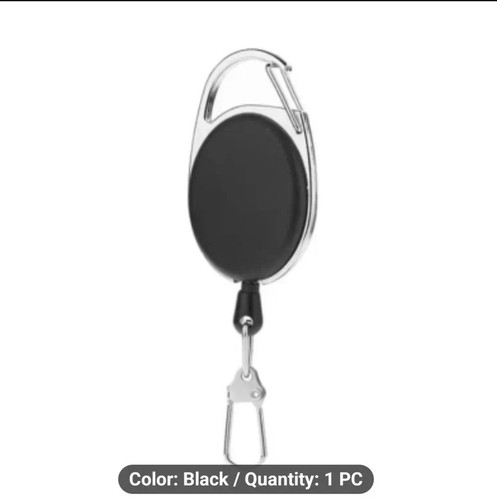 Retractable key chain - key, id