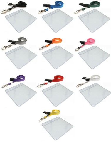 Badge card plastic pocket - id,