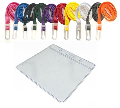 Card holder and lanyard - and,