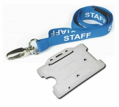 Staff neck lanyard blue - lanyard, id