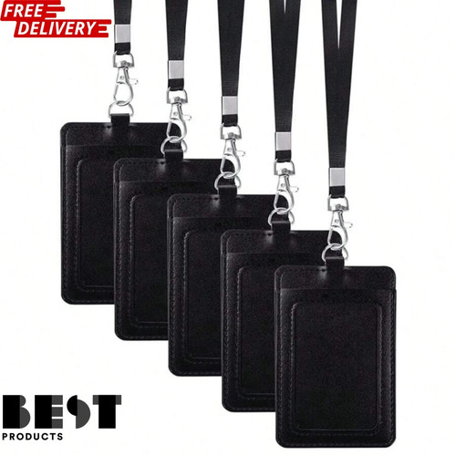 1pc leather vertical badge - 1pc,