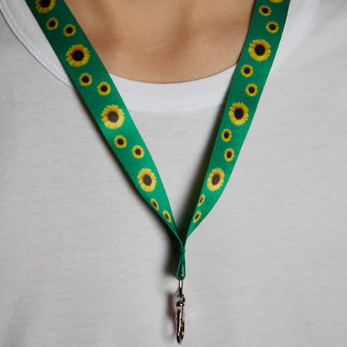 Sunflower lanyard - sunflower,